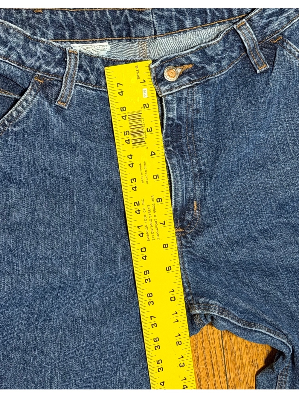 Carhartt Women’s Carpenter Jeans 14x32 Blue Relaxed‎ Workwear Denim - Picture 12 of 12